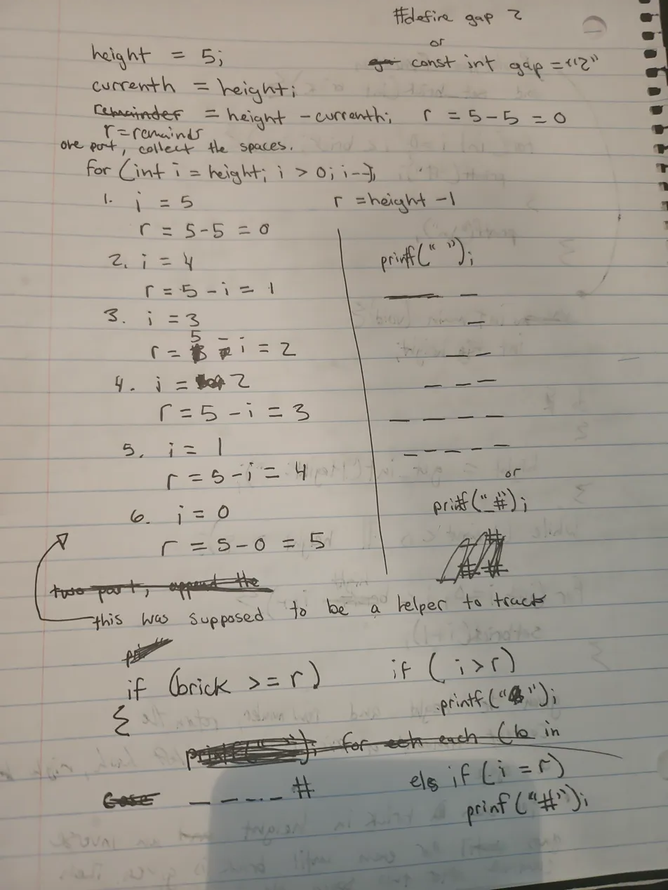 Finalizing the pyramid logic