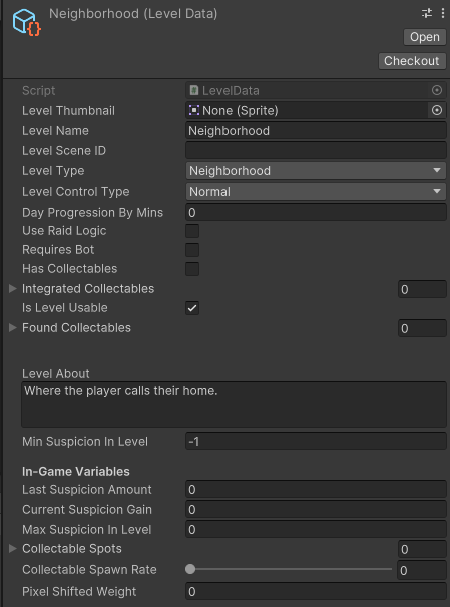 LevelData ScriptableObject
